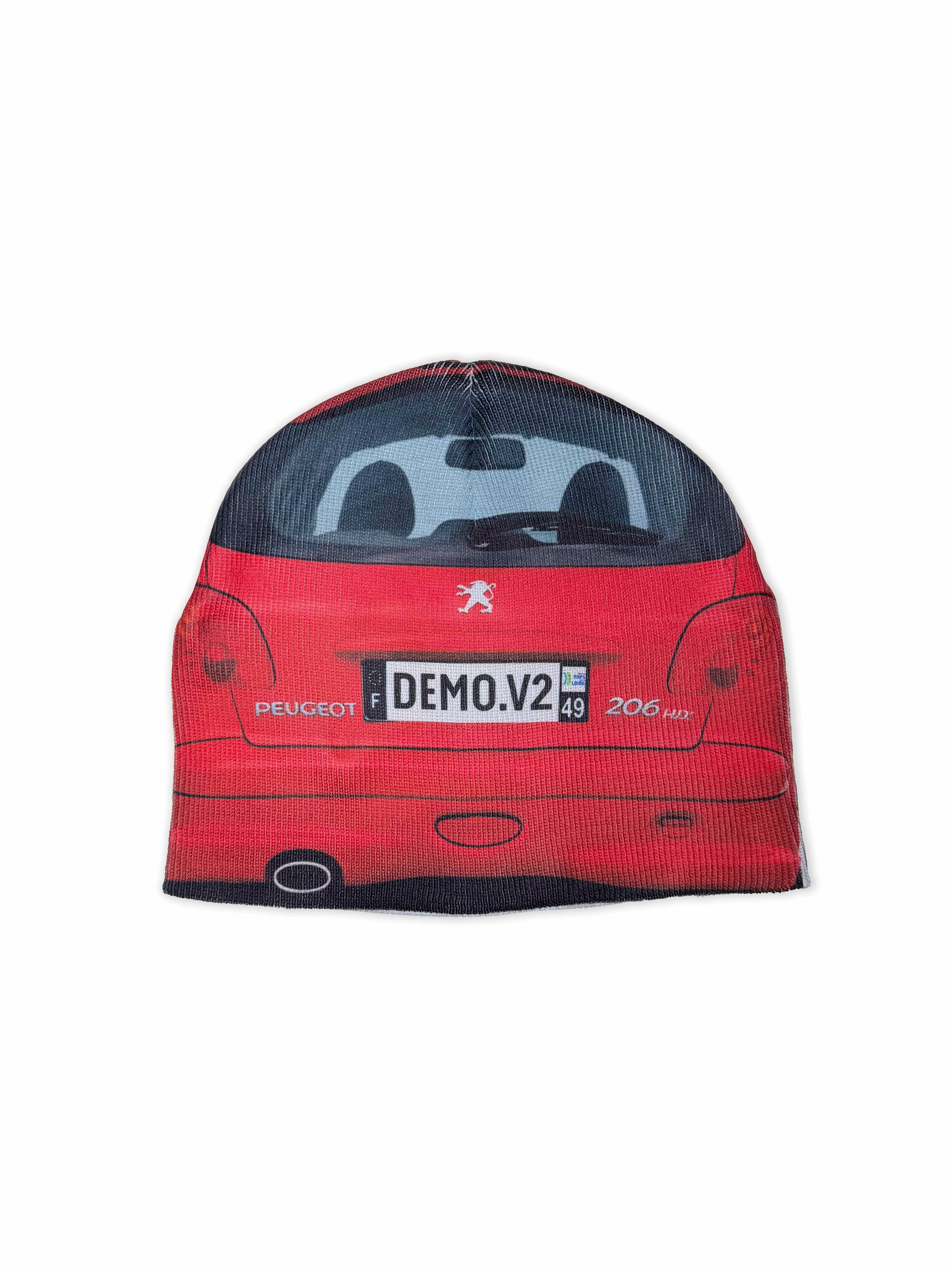 Bonnet n°124 : 206 HDI Rouge