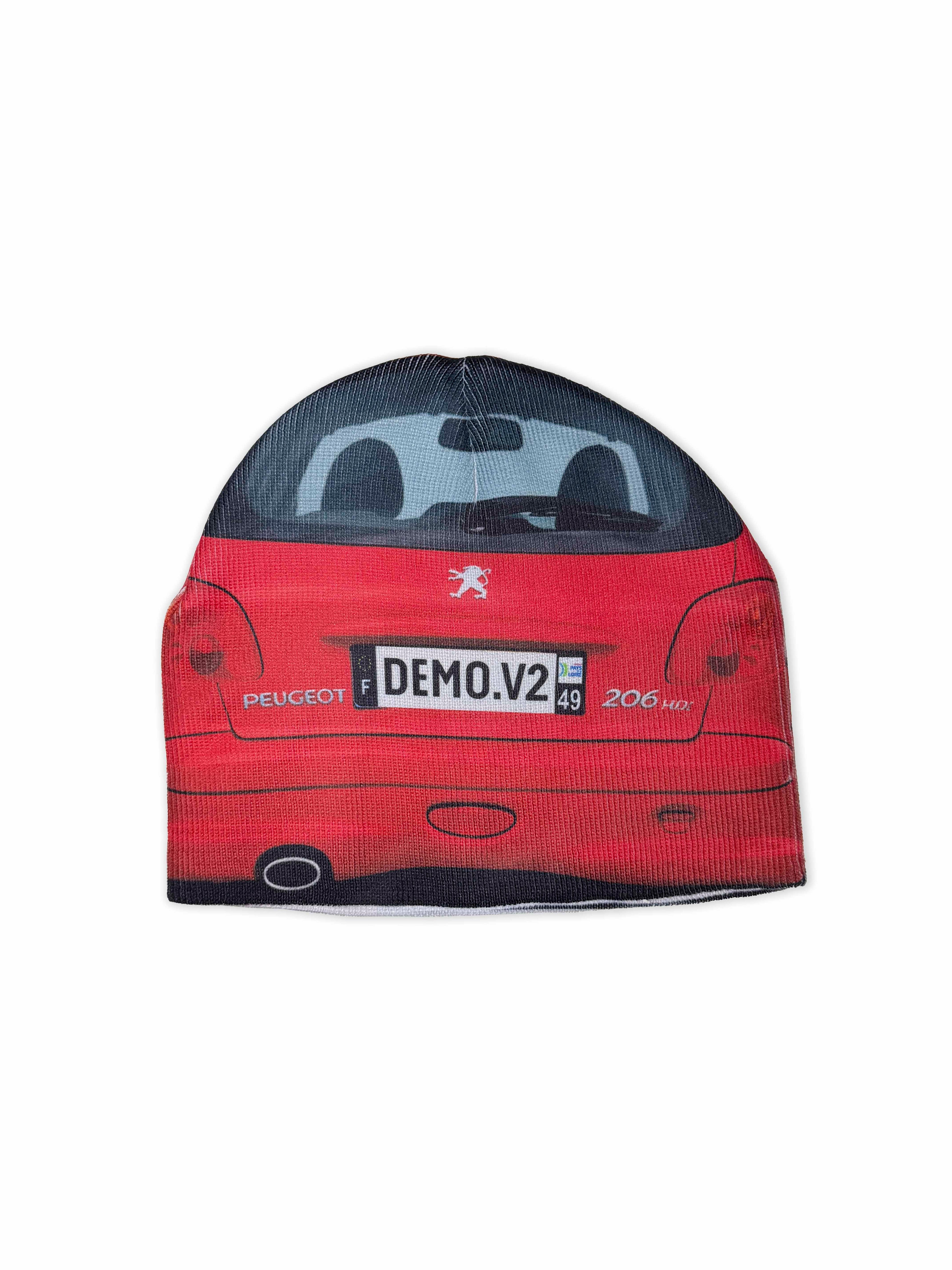 Bonnet n°125 : 206 HDI Rouge