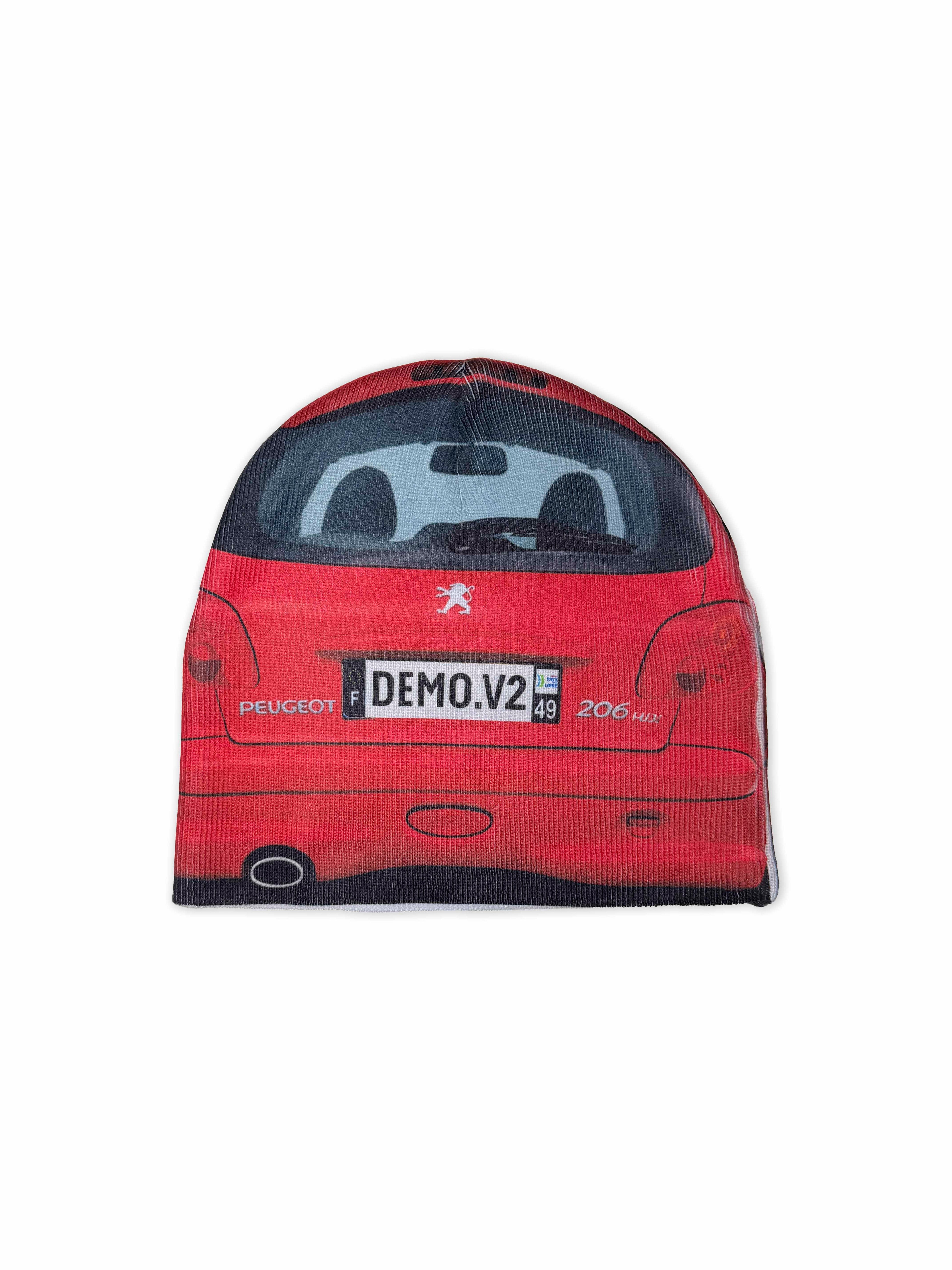 Bonnet n°127 : 206 HDI Rouge