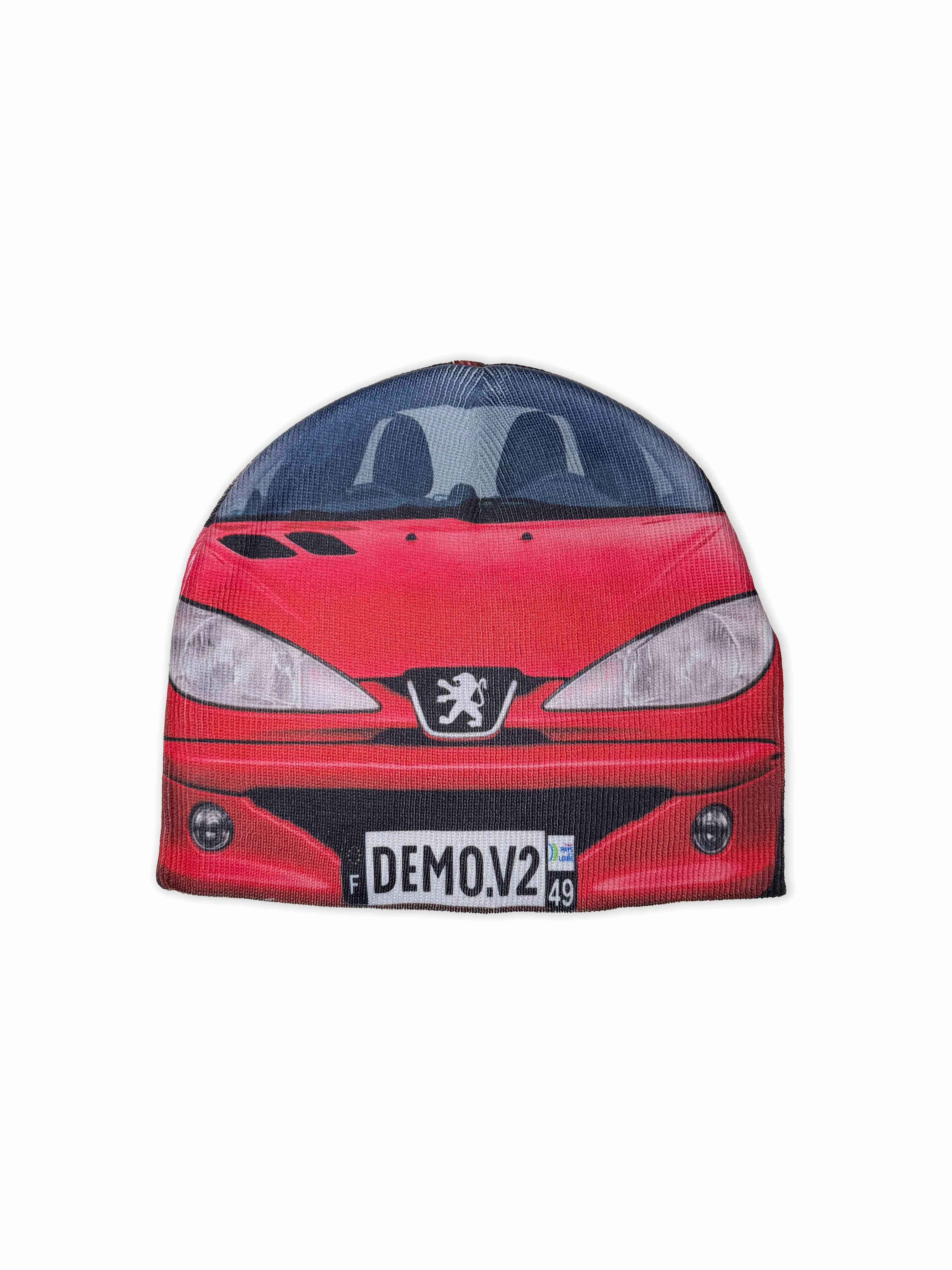 Bonnet n°128 : 206 HDI Rouge