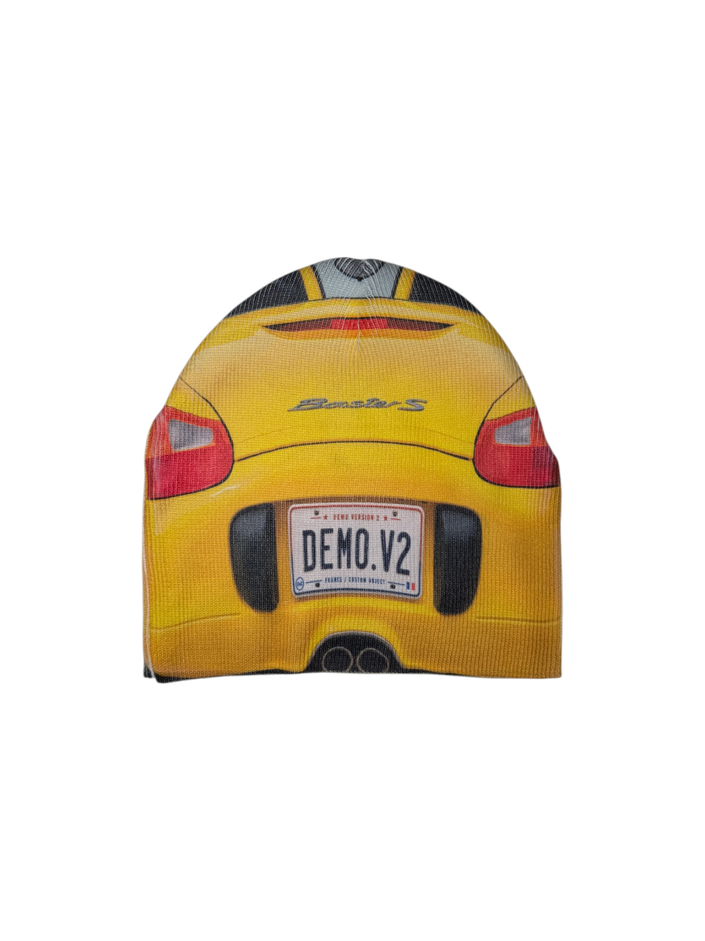 Beanie: Yellow Porsche Boxster S