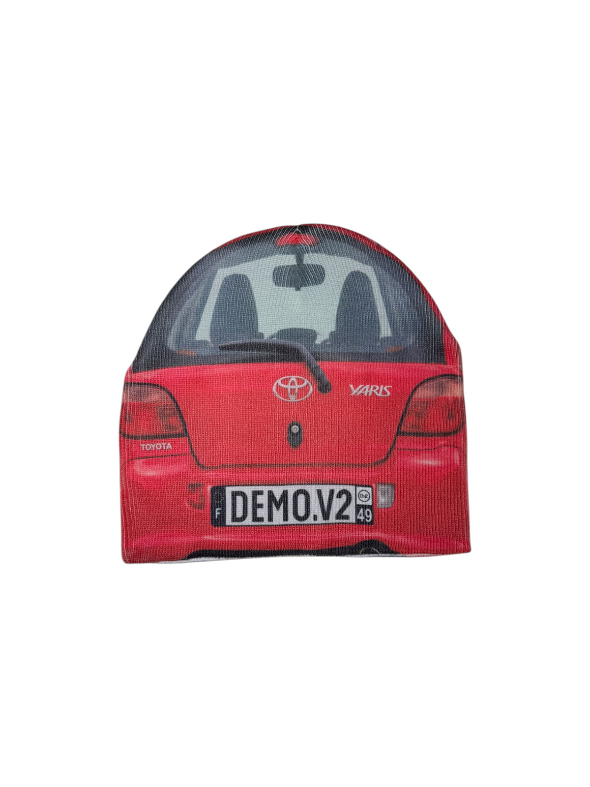 Beanie: Red Toyota Yaris TS