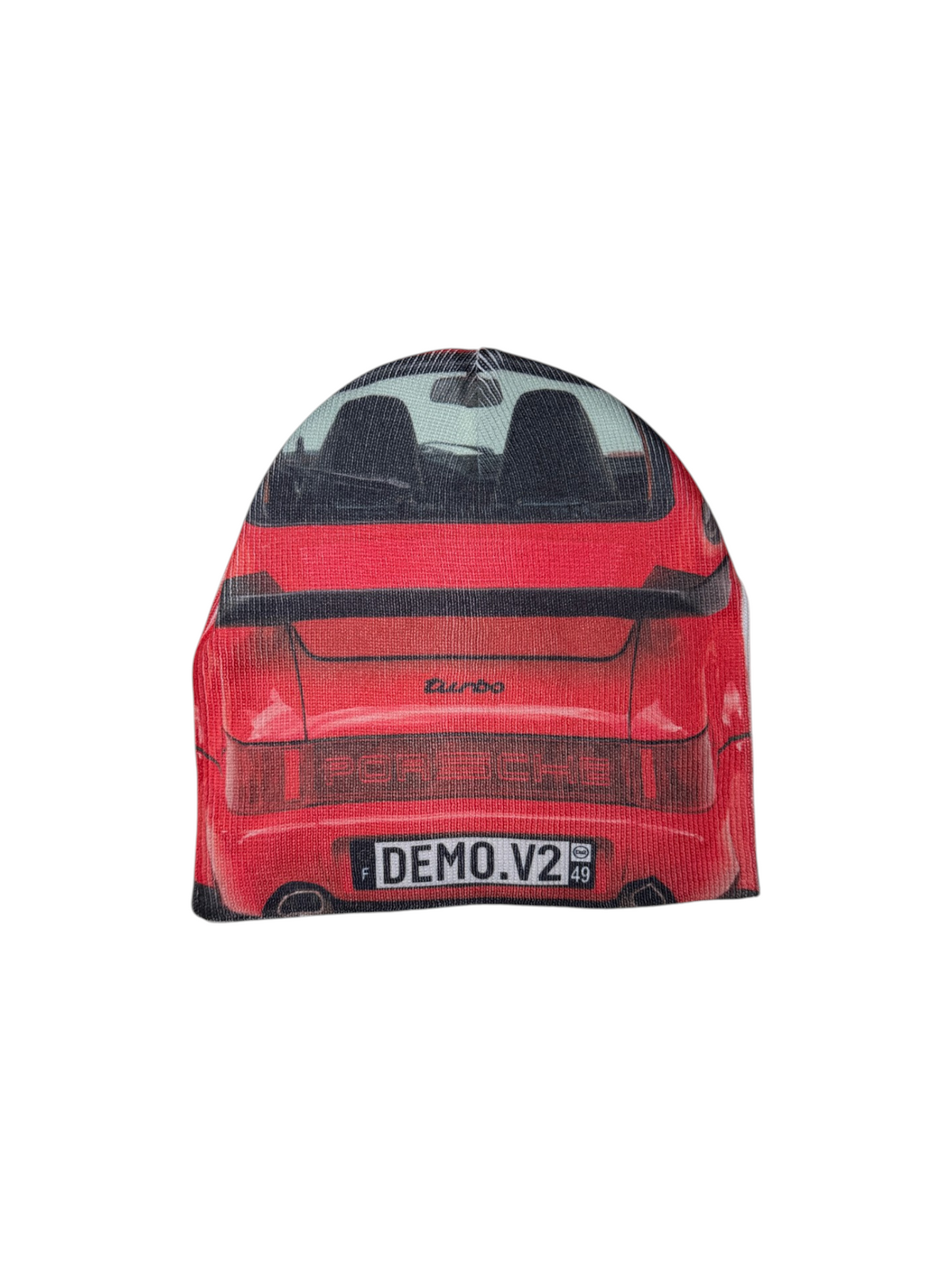 Beanie: Red Porsche 911 964 Turbo